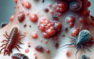 Brodawczaki na szyi a pasożyty – fakty i mity