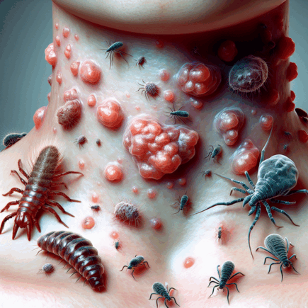 Brodawczaki na szyi a pasożyty – fakty i mity