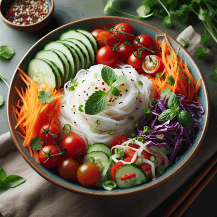 Te przepisy na sałatkę z makaronem ryżowym musisz znać!