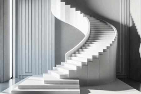 Schody zabiegowe w kształcie litery U – jak zaplanować przebieg stopni, aby były wygodne i bezpieczne?