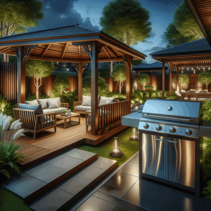 Projekt altany drewnianej – ergonomia użytkowania, czyli układ mebli, grill i oświetlenie