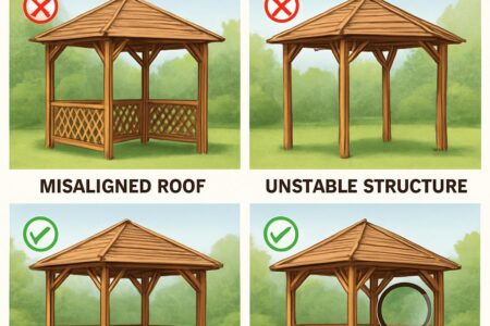 Altany drewniane do samodzielnego montażu – błędy, które skracają trwałość i jak ich uniknąć