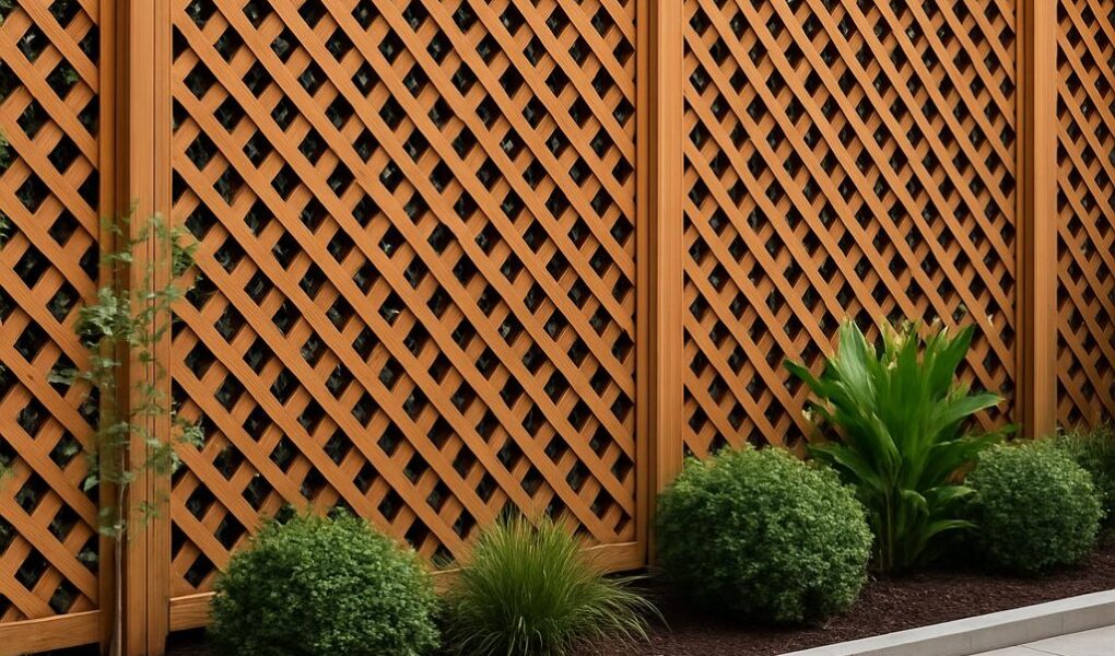 Płotek drewniany kratka – nowoczesne pomysły na strefy w ogrodzie