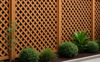 Płotek drewniany kratka – nowoczesne pomysły na strefy w ogrodzie