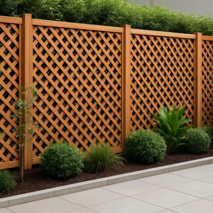 Płotek drewniany kratka – nowoczesne pomysły na strefy w ogrodzie